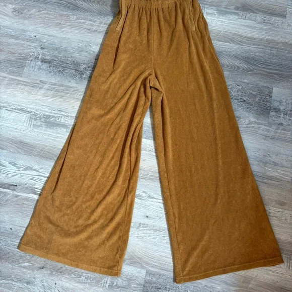OFFLINE by Aerie Wide-Leg Jumpsuit Size XS Camel Color NWT - Picture 2 of 11